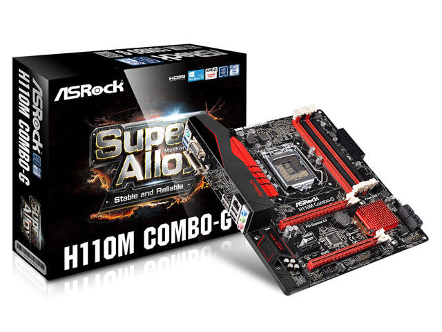 Дънни платки ASRock  H110M Combo-G