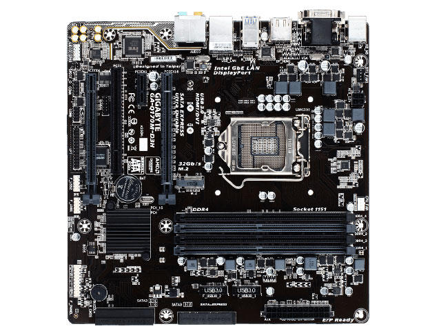 Дънни платки Gigabyte GA-Q170M-D3H