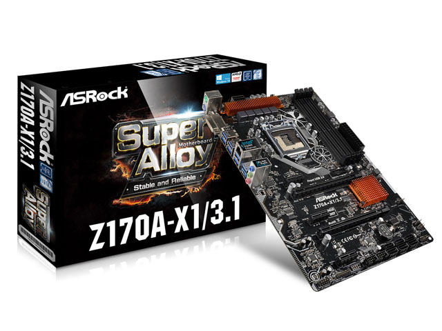 Дънни платки ASRock Z170A-X1/3.1