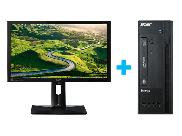 Компютри Acer Extensa X2610G + Acer CB241Hbmidr