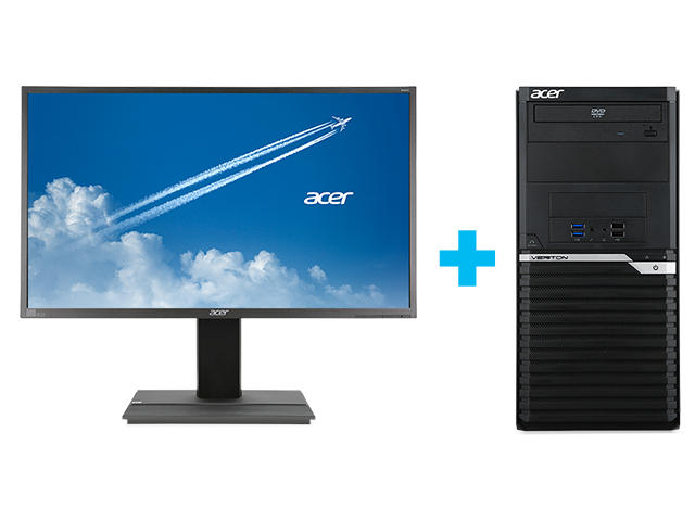 Компютри Acer Veriton M6640G + Acer B326HKymjdpphz