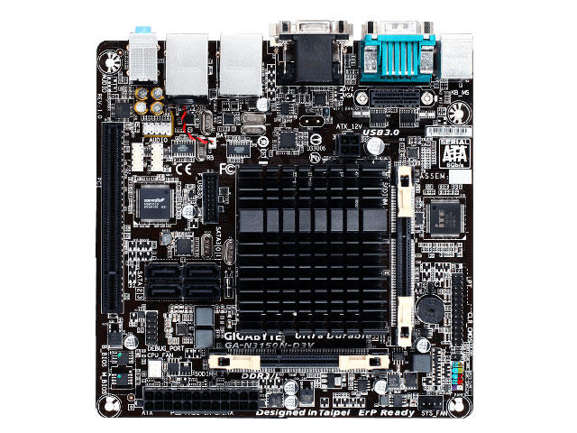 Дънни платки Gigabyte GA-N3150N-D3V