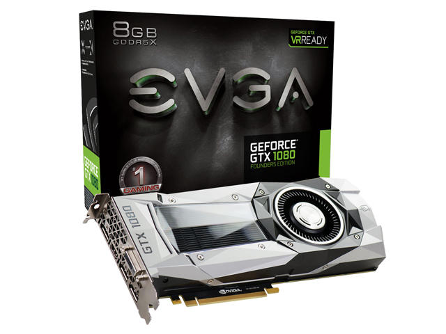 Видео карти Evga GeForce GTX 1080 FOUNDERS EDITION