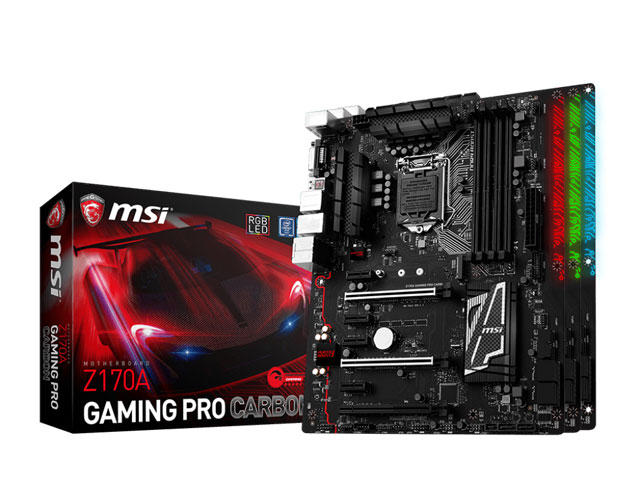 Дънни платки MSI  Z170A GAMING PRO CARBON