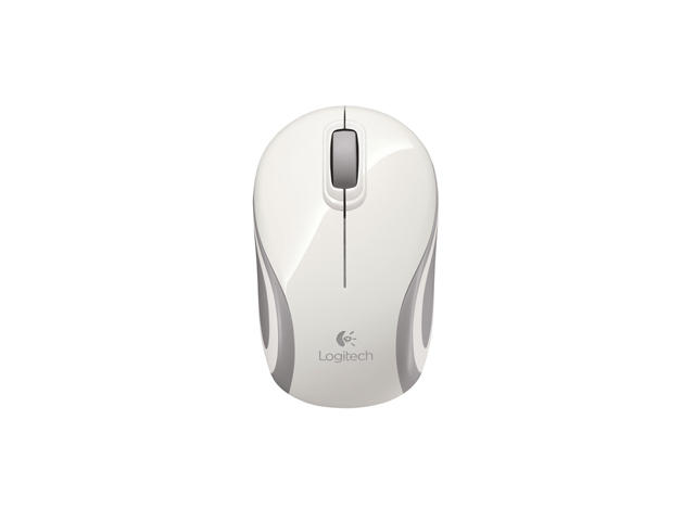 Мишки Logitech M187, в бяло-сиво