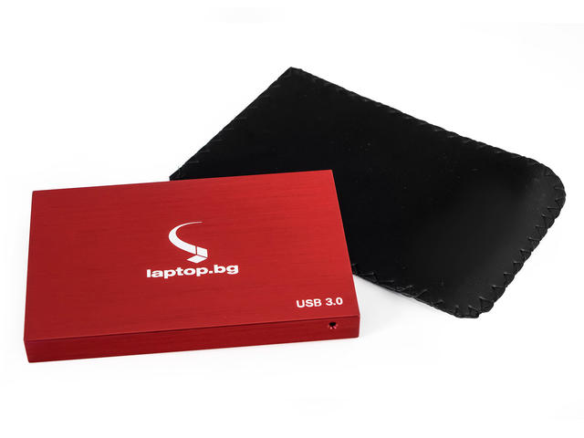 Външни HDD 1TB външен диск, в червено