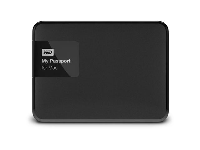 Външни HDD 1TB WD My Passport за Mac, в черно