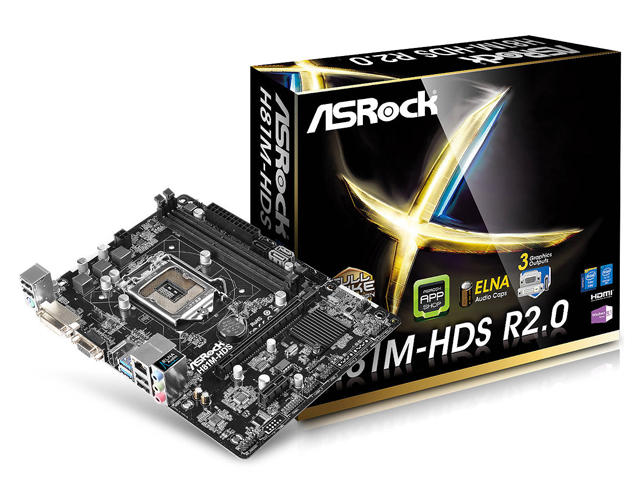 Дънни платки ASRock H81M-HDS R2.0