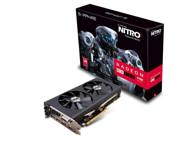 Видео карти Sapphire NITRO+ Radeon RX 480 4G D5 OC