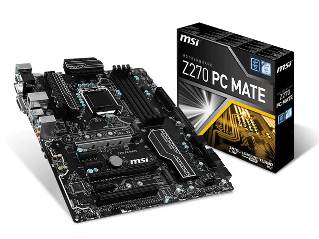 Дънни платки MSI  Z270 PC MATE