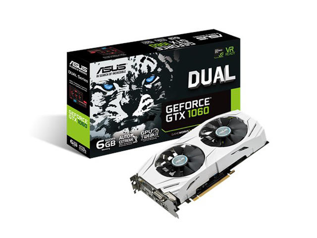 Видео карти ASUS DUAL GeForce GTX1060 6G