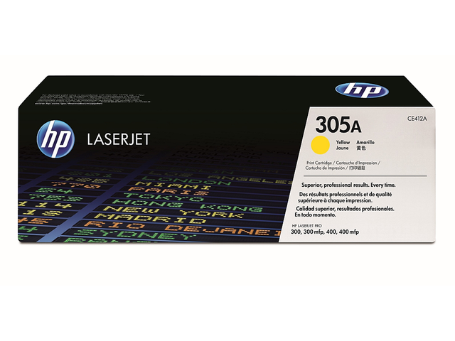 Консумативи Оригинален тонер HP 305A Yellow LaserJet