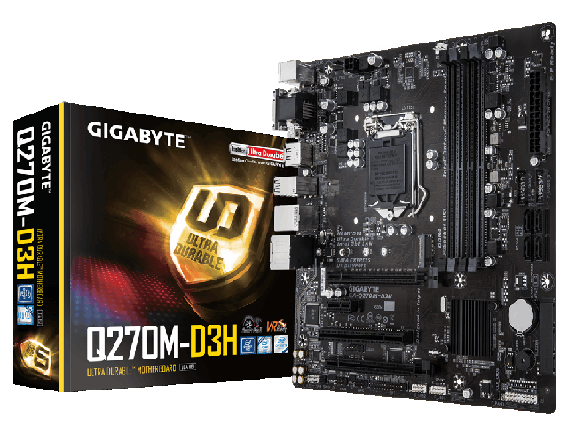 Дънни платки Gigabyte GA-Q270M-D3H
