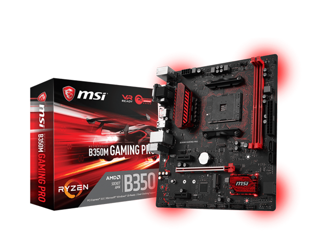 Дънни платки MSI B350M GAMING PRO
