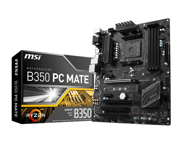 Дънни платки MSI B350 PC MATE