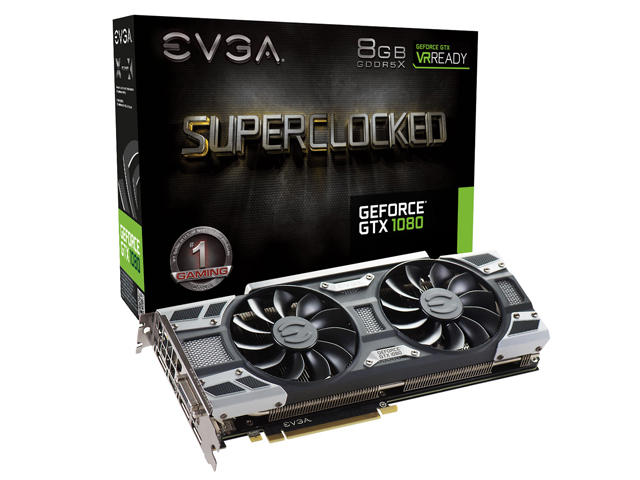 Видео карти EVGA GeForce GTX 1080 SC GAMING 8G