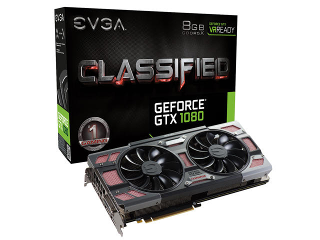 Видео карти EVGA GeForce GTX 1080 CLASSIFIED GAMING 8G