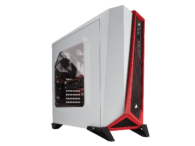 Кутии Corsair Carbide SPEC-ALPHA White/Red