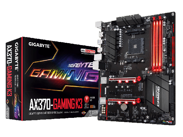 Дънни платки Gigabyte GA-AX370-Gaming K3