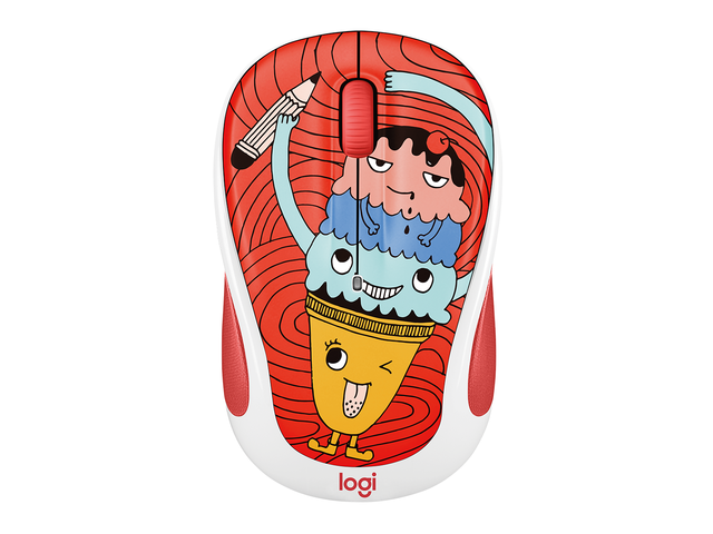 Мишки Logitech M238 Doodle Collection, TRIPLE SCOOP