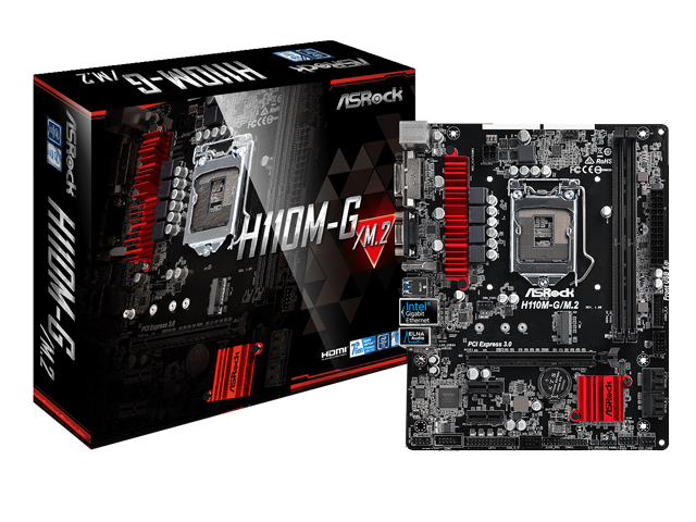 Дънни платки ASRock H110M-G/M.2