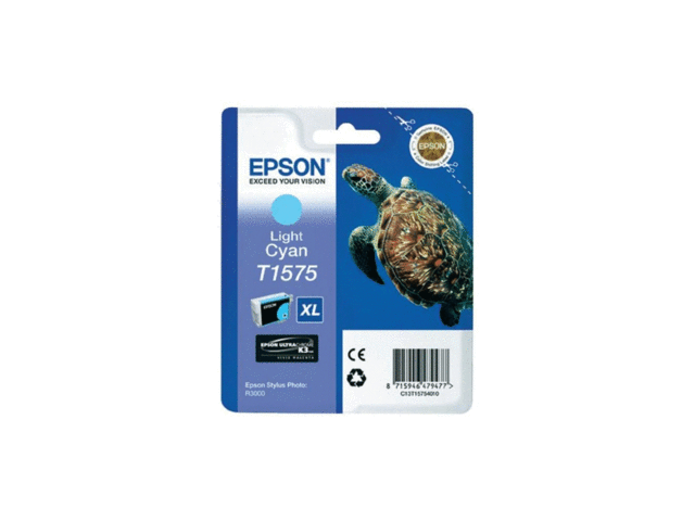 Консумативи Оригинален Epson T1575 Light Cyan