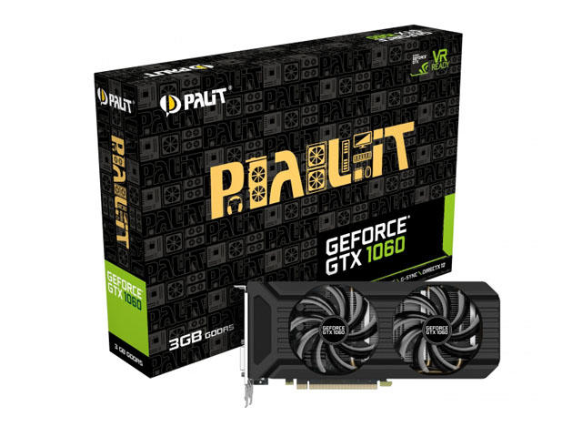Видео карти Palit GeForce GTX 1060 Dual 3G