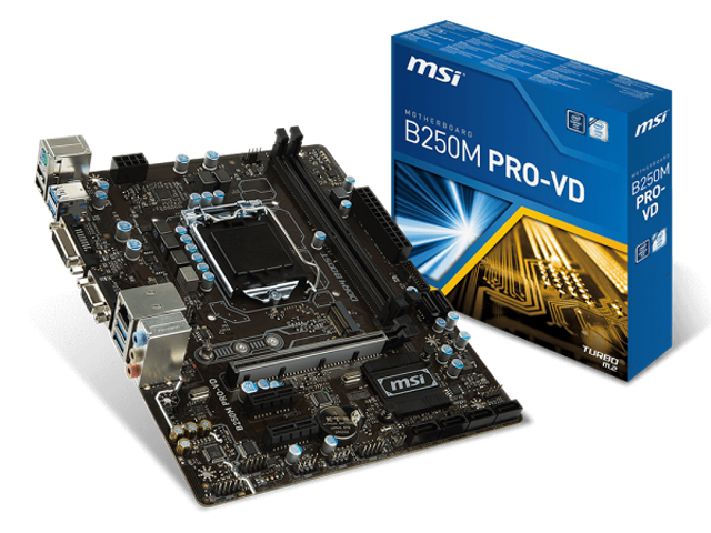 Дънни платки MSI  B250M PRO-VD
