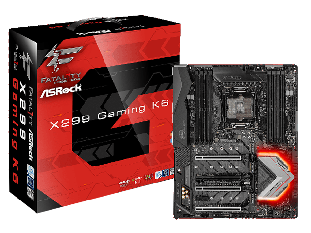 Дънни платки ASRock Fatal1ty X299 Gaming K6