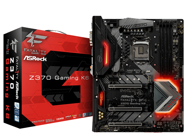 Дънни платки ASRock Fatal1ty Z370 Gaming K6