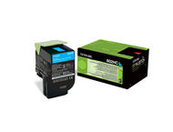 Консумативи Оригинален Lexmark CX410/CX510 cyan