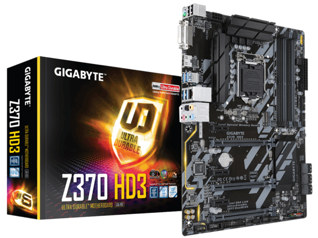 Дънни платки Gigabyte Z370 HD3