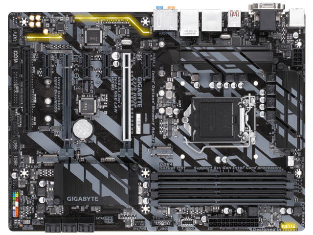 Дънни платки Gigabyte Z370 HD3P