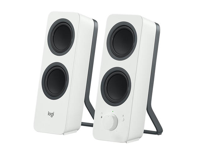 Колони Logitech Z207, в бяло