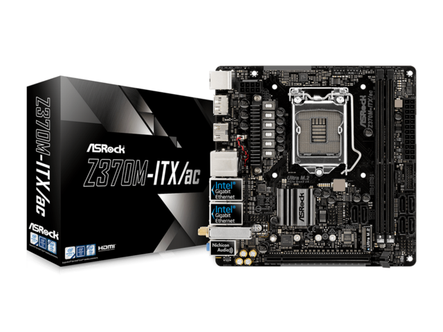 Дънни платки ASRock Z370M-ITX/ac