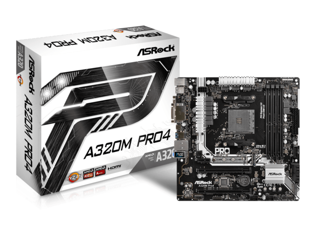 Дънни платки ASRock A320M Pro4