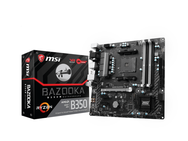 Дънни платки MSI B350M BAZOOKA