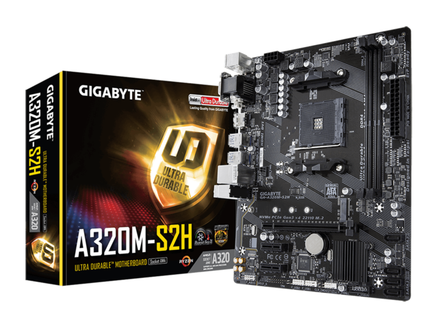 Дънни платки GIGABYTE GA-A320M-S2H