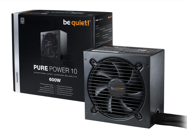 Захранвания за компютри be quiet! Pure Power 10 Silver 600W