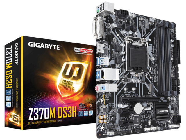Дънни платки Gigabyte Z370M DS3H