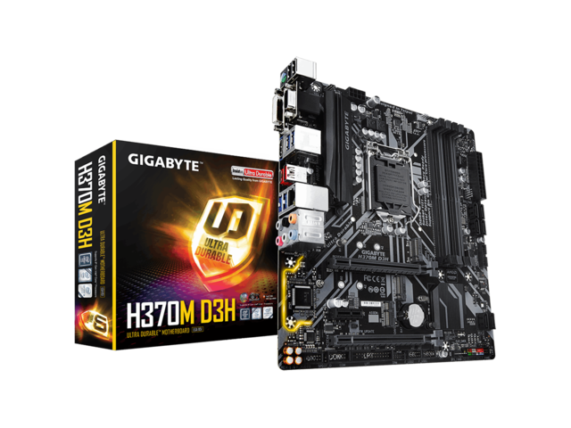 Дънни платки Gigabyte H370M D3H