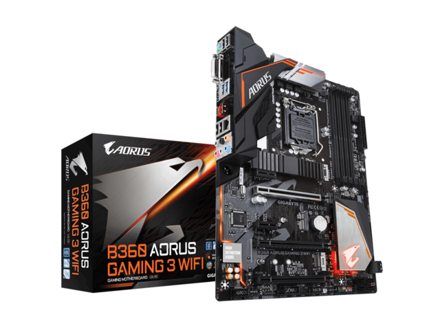 Дънни платки AORUS B360 GAMING 3 WIFI
