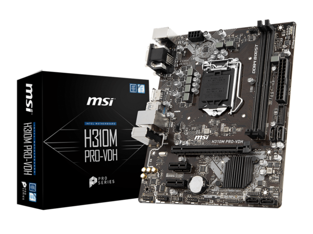 Дънни платки MSI H310M PRO-VDH