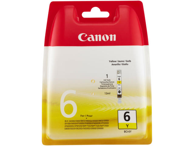 Консумативи Оригинален консуматив Canon BCI-6Y