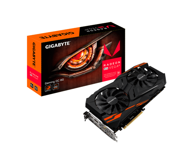 Видео карти Gigabyte Radeon RX VEGA 64 GAMING OC 8G