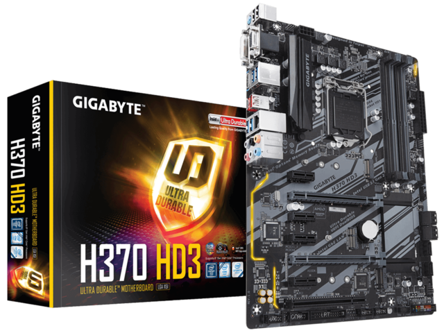 Дънни платки GIGABYTE H370 HD3