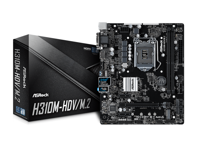 Дънни платки ASRock H310M-HDV/M.2