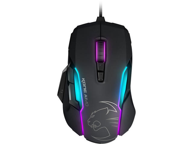 Мишки Roccat Kone AIMO, в черно