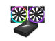 Вентилатори NZXT Aer RGB140х2 & HUE+