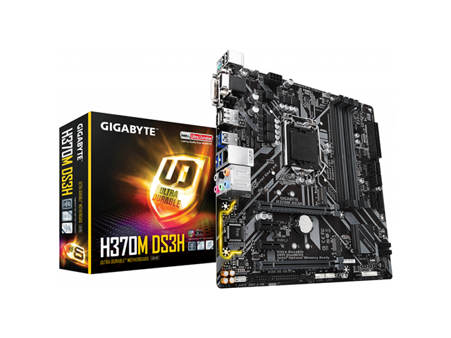 Дънни платки Gigabyte H370M DS3H